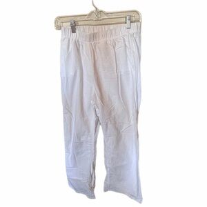 American eagle white linen pants S
